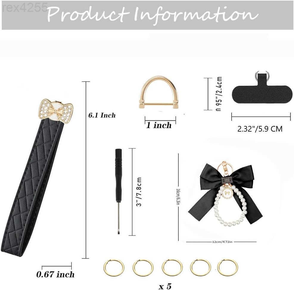 Keychain Wristlet for Women Wristlet Keychains Bracelet Lanyard for Keys With BowFlowerHeart KeychainW250911