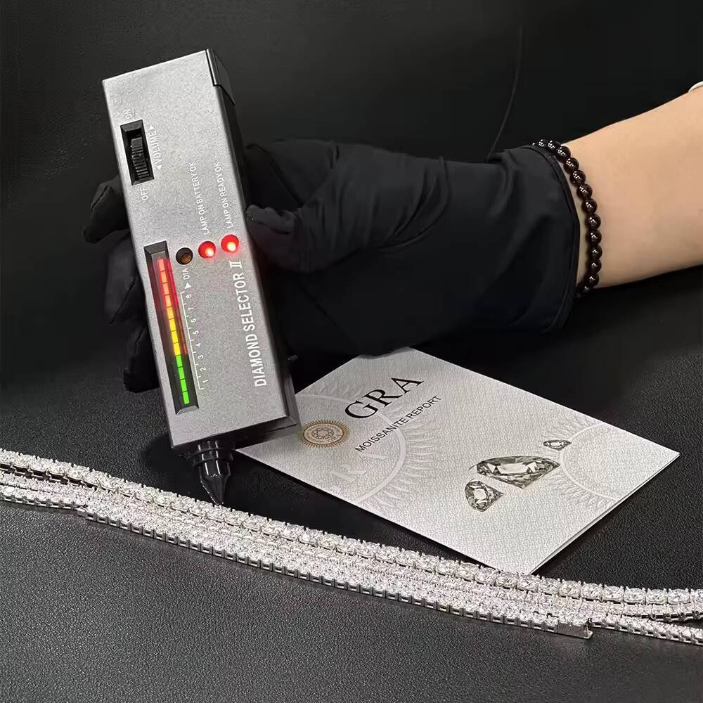 Wholesale Fine Jewelry Iced Out Moissanite Diamond Tennis Necklace and Bracelet for Women