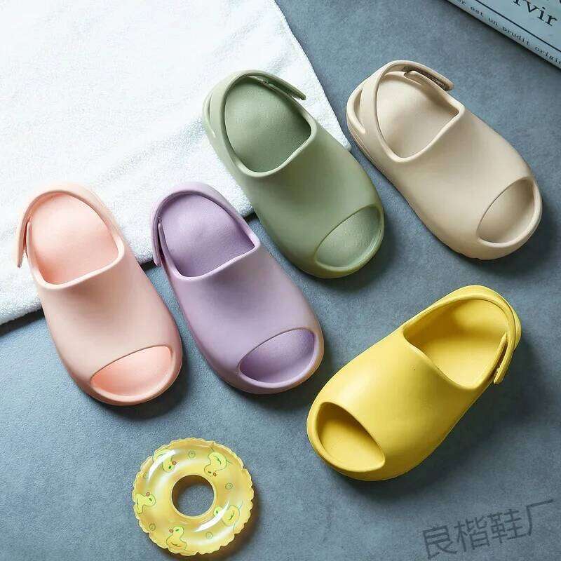 LItfun Baby New Design Children House Slippers With Arch Support Non-Slips Breathable Boys Slides Fashion Casual Shoes
