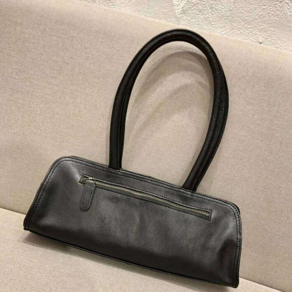 Fashion Cow Skin Shoulder Bags Trendy Designer Handbags Women's Genuine Leather Lady Office Black Tote Bag For Girls 250805 250805