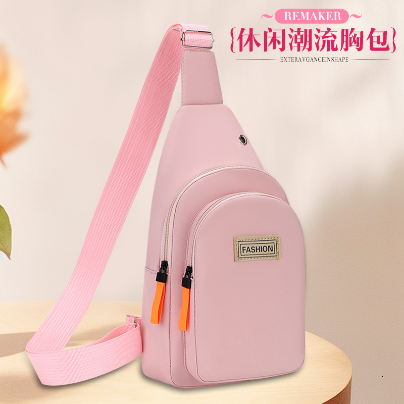 New Luxury Bag Women S Chest Bag Fashionable Lightweight Oxford Cloth Bag Free Shipping Korean Style Casual Sports Single Shoulder Designer Bag Bag Ve