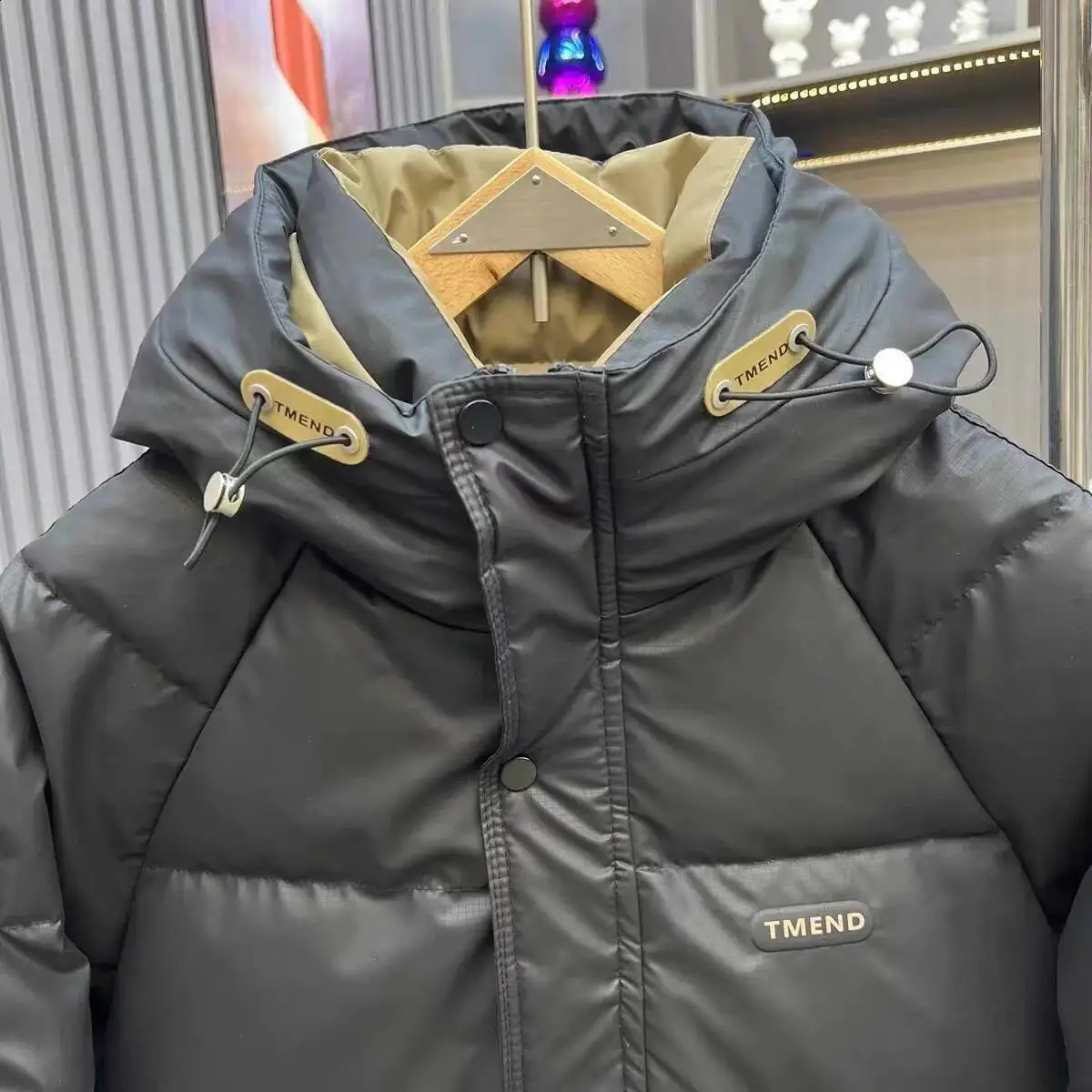 Fashion Mens Hooded Down Jacket Fall Winter Thick Warm Outdoor Windproof Sportwear Coats Male Disposable White Duck 250911