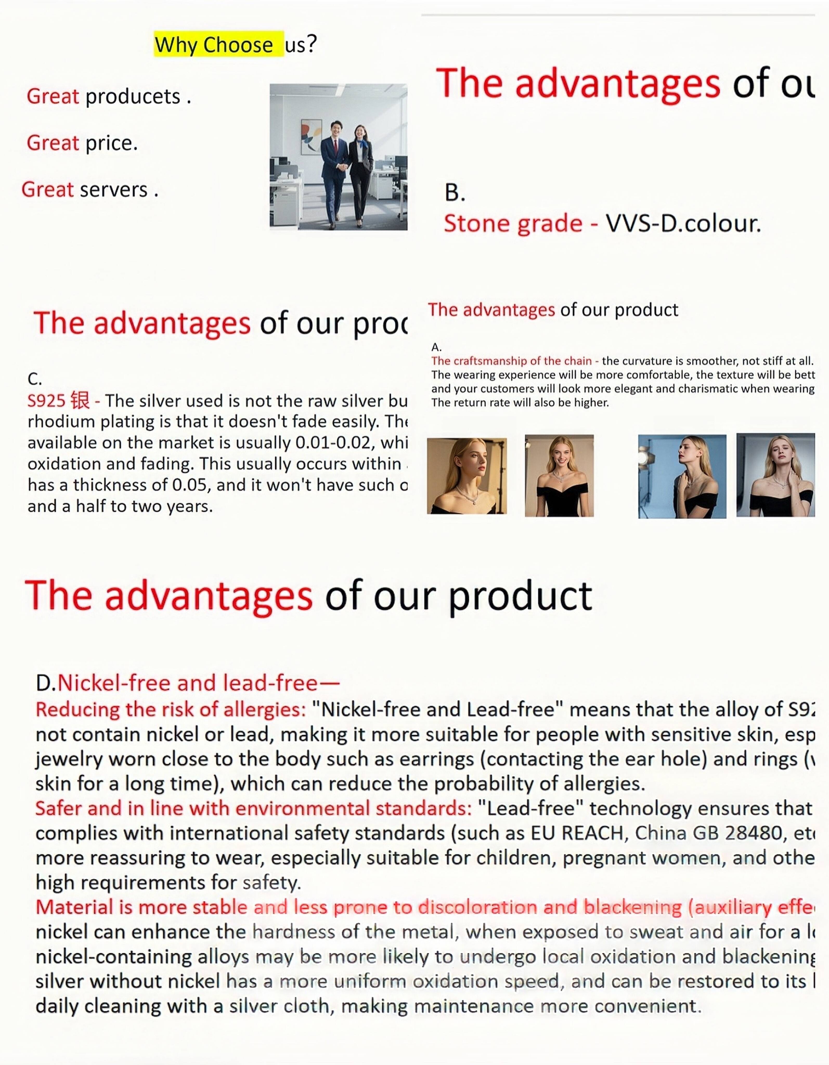 Mens New Fashion S925 Silver Cuban Chain Necklace14K 18K Gold Plated Fine Moissanite Jewellery in Iced Out Hip Hop Style