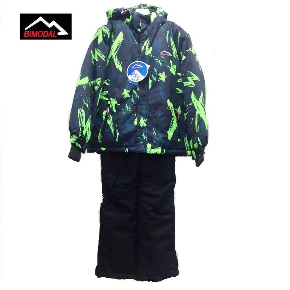 Kids' Clothing Children's Ski Suit BIMODAL Ice Skiing Outdoor Warm Cold Down Cotton