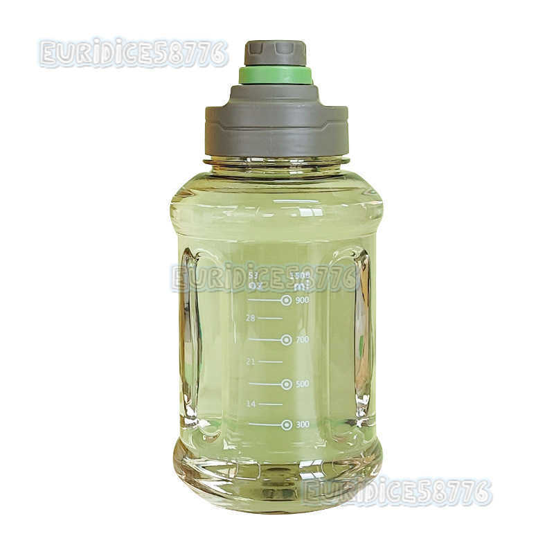 Large Capacity Water Bottle Celebrity Sports Fitness Portable Plastic Space Cup for Men and Women Students High Temperature Resistant Plastic Water H2