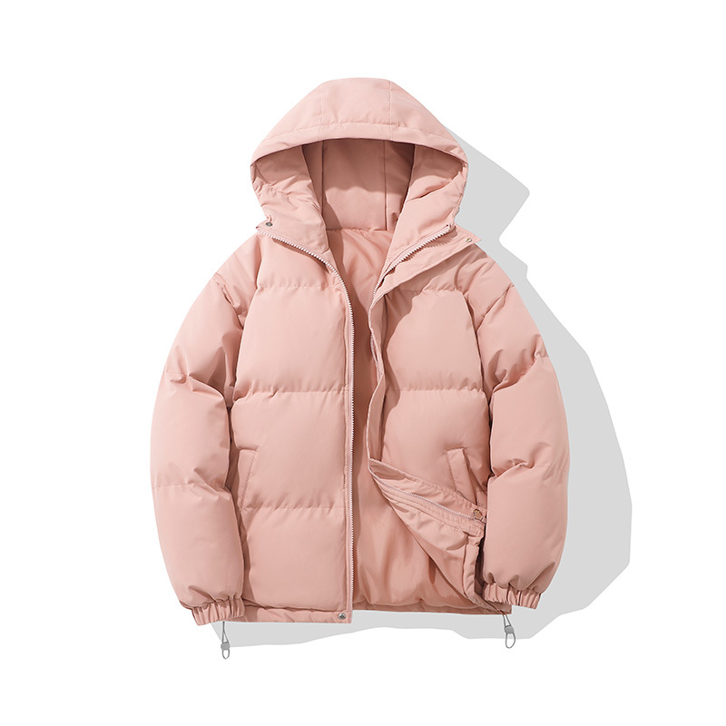 2025 Best Selling Couple Reversible Jacket Solid Color Thickened Winter Coat Unisex Stand Collar Streetwear Plus Size Outerwear European code: S-5XL