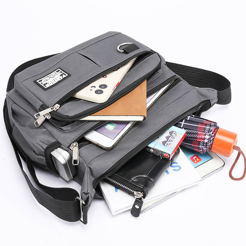 Free Shipping Large Capacity Horizontal Luxury Bag Multi Layer Zipper Designer Bag Men S Crossbody Bag Street Business Bag Outdoor Casual Portable Bac