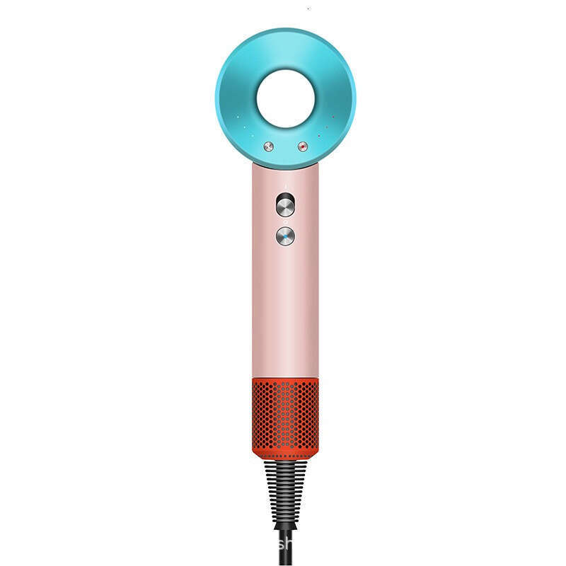 2025 Professional Leafless Constant Temperature Hair Care Negative Ion Attachment 5 Powerful Home Travel Portable Hair Dryer