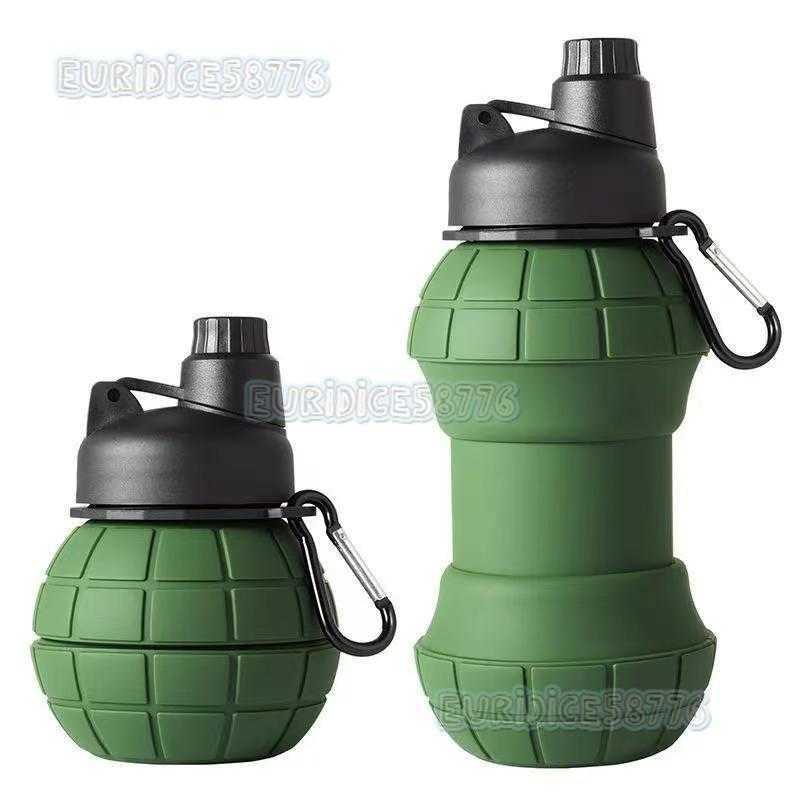 Creative Folding Water Cup Portable Antidrop Leakproof Water Cup for Sports Travel Hiking Portable Water Cup H250911