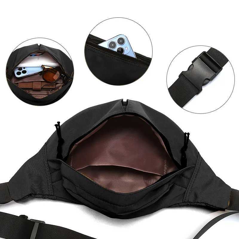 Waist bag running mobile phone bag mens 2024 new sports womens student mens crossbody small bag shoulder bag chest bag Z250911