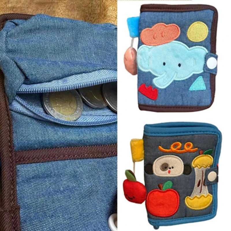 Women Wallet with Card Holder Cartoon Elephant Change Purse Lovely Wallet Fashion Coin Purse Canvas Wallet W250911