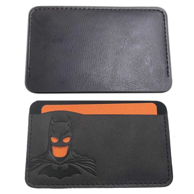 1pcs Leather Bat ID Card Holder Case Wallet Personalized SuperHero Mask Card Holder Gift W250911