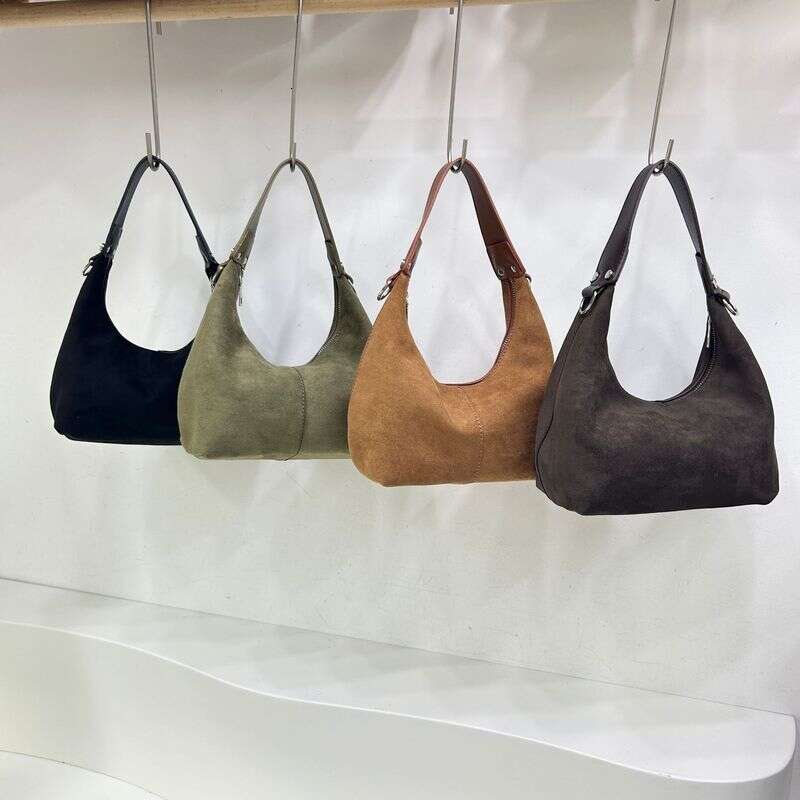 Niche Design Single Shoulder Underarm For Women 2023 New Ins Dumpling Textured Trendy Crescent Bag