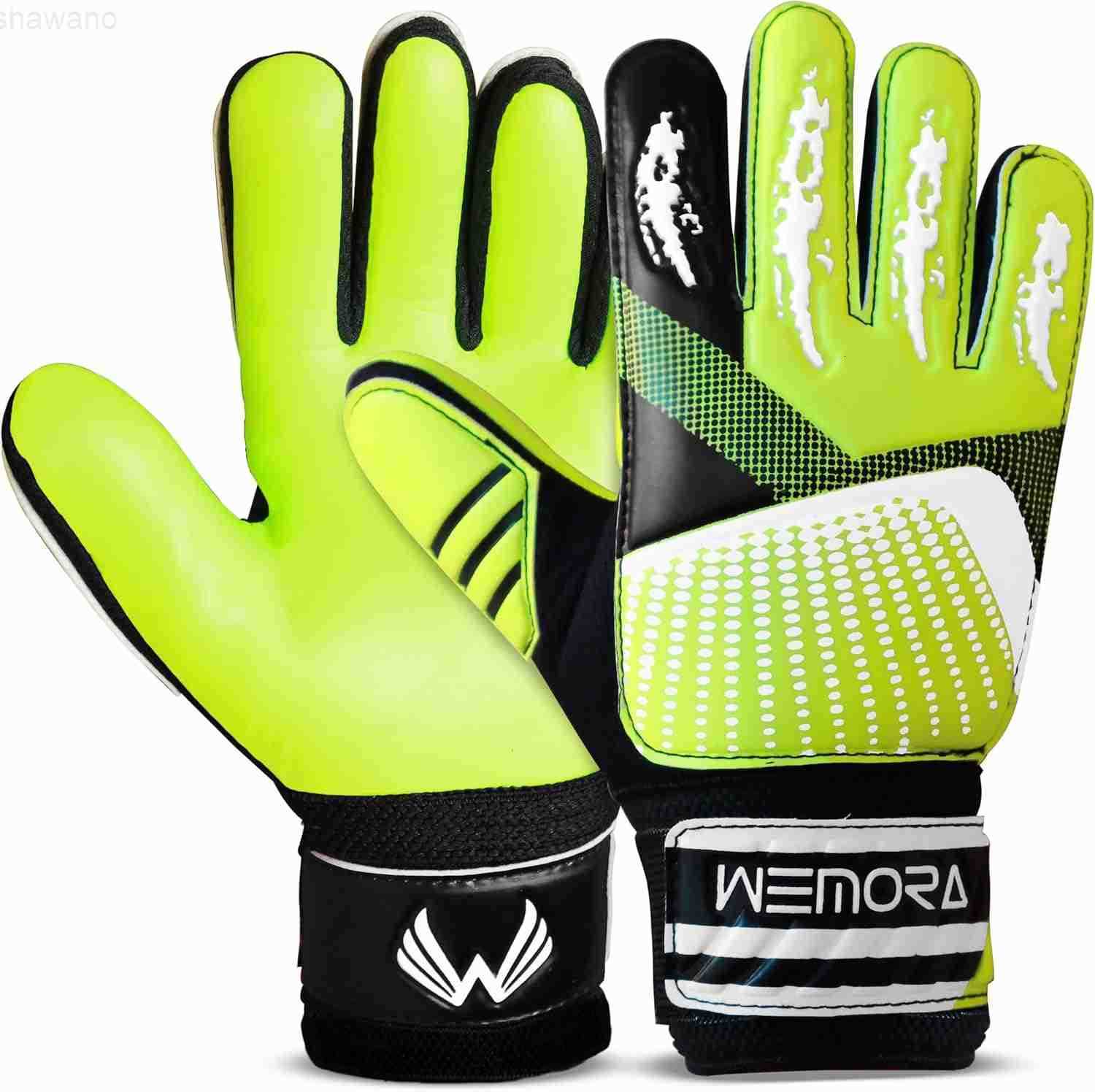Goalie Gloves for Kids Youth Junior Boys 4mm Anti Slip Strong Grips Palm Football Goalkeeper GlovesW250911