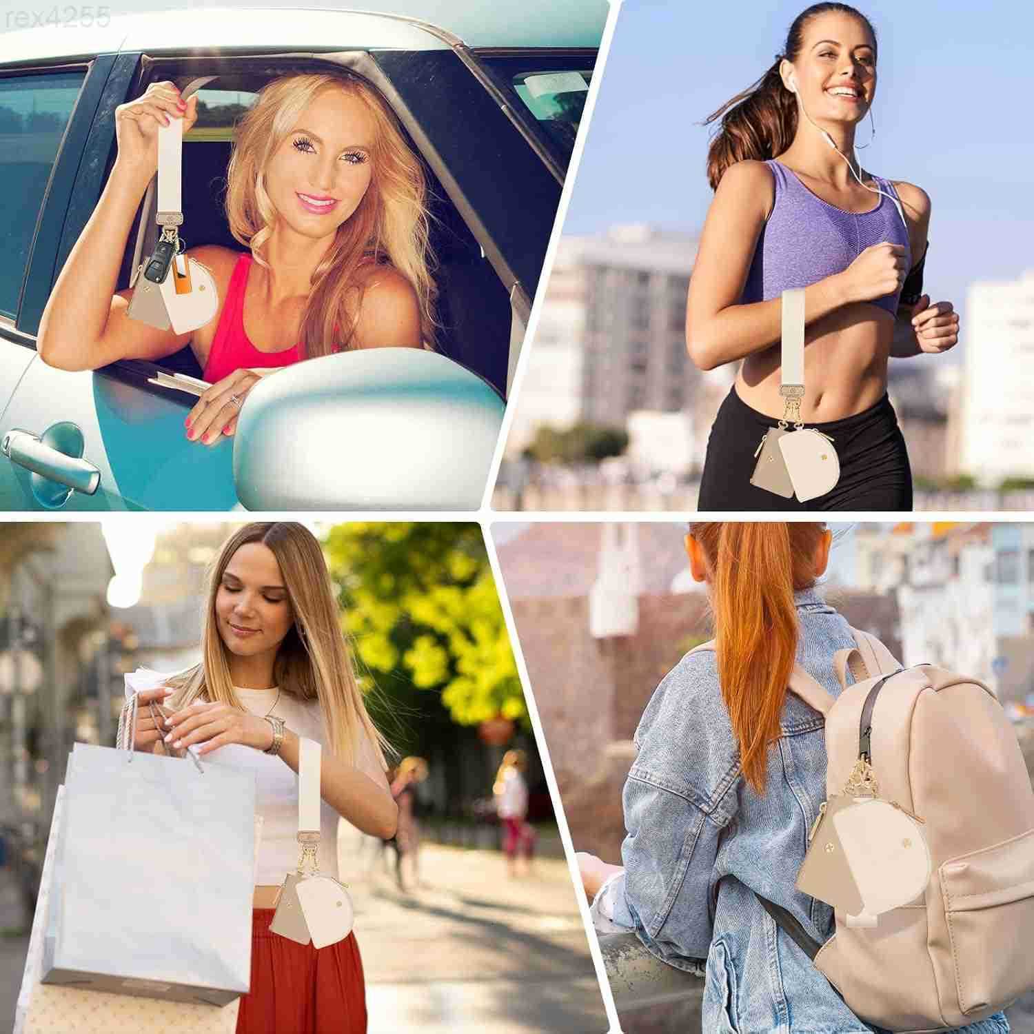 Wallet Detachable Dual Pouch Wristlet Wallets for Women Men Portable Mini Zip Around Small Wallet Coin PurseW250911
