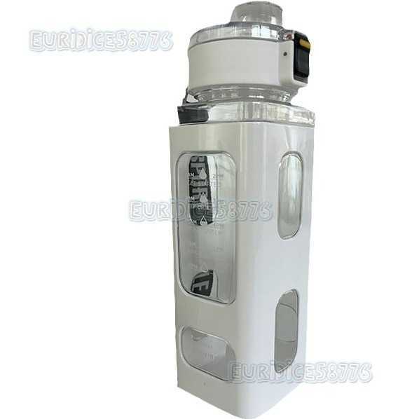 700ml Creative Plastic Water Bottle Portable with Strap Celebrity Square Sports Fitness Water Bottle Straw Cup H250911