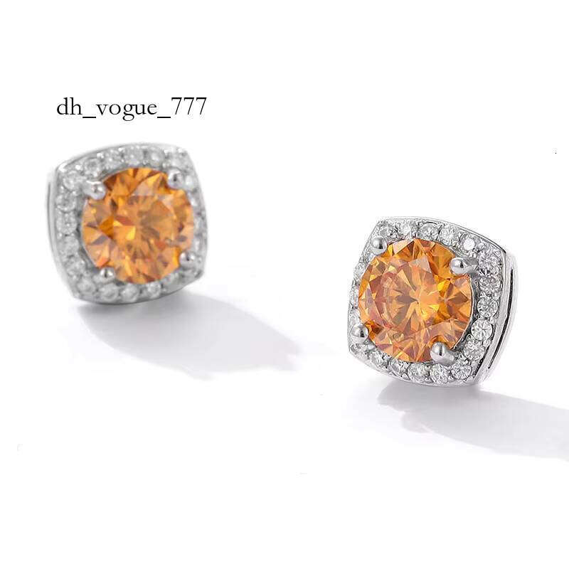Sterling Sier Magnetic Moissanite Stud Earrings Jewelry for Women Ladies