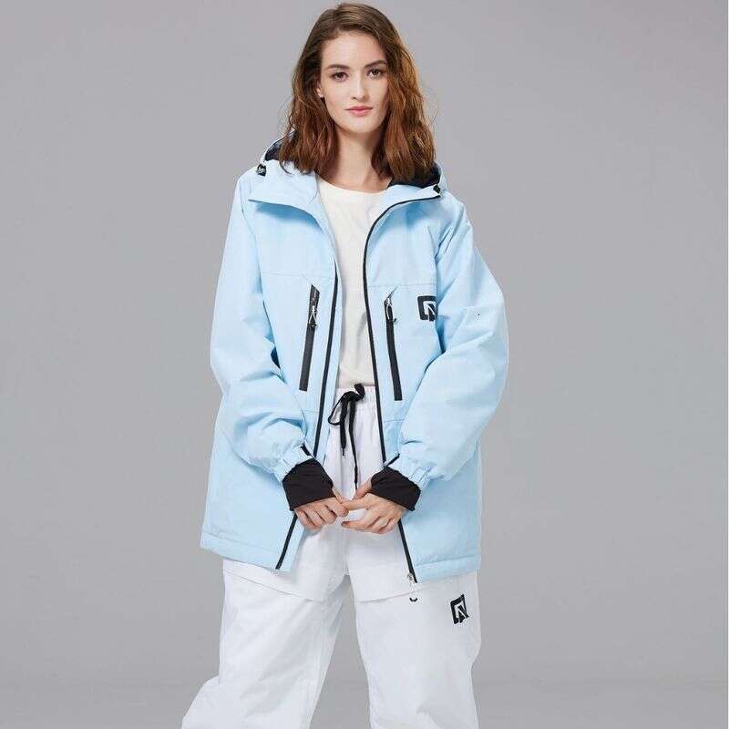 Snowsuit Double Board Men's And Women's Windproof Warm Ski With Extra Fat