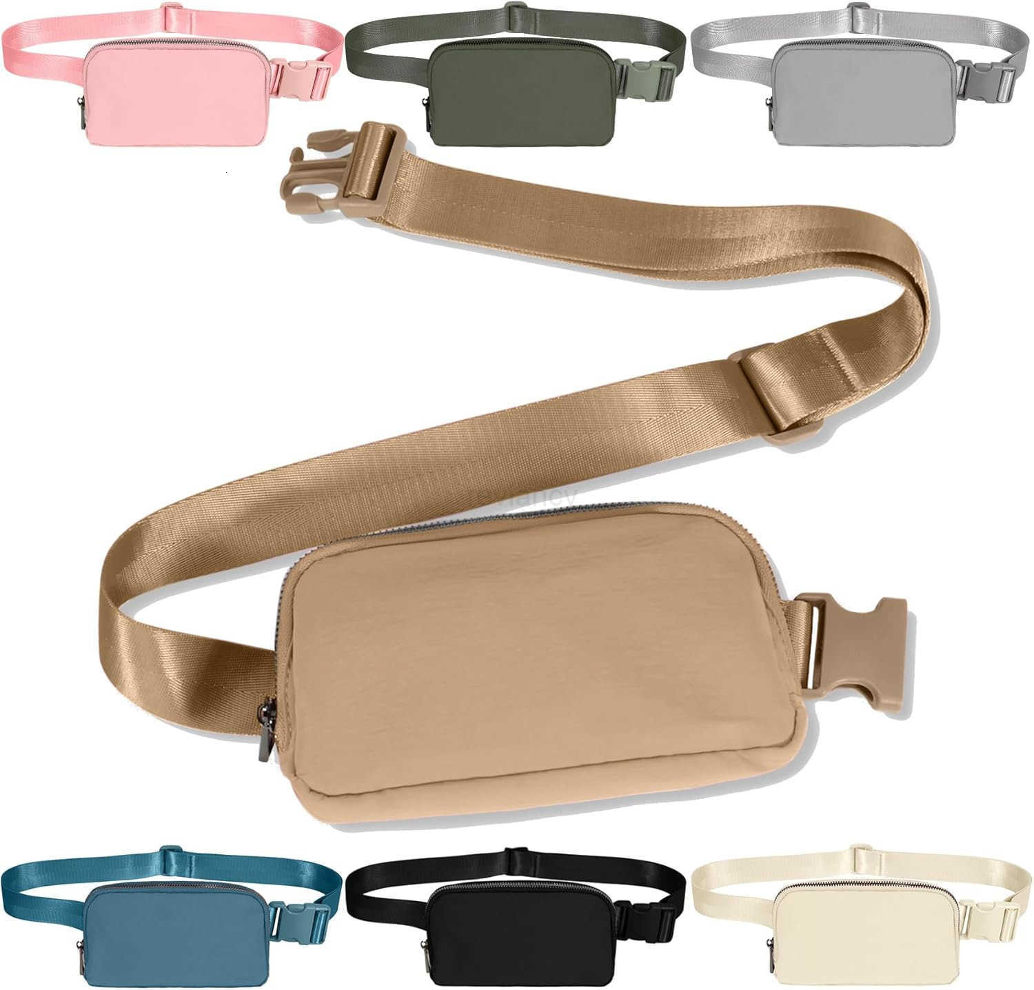 Fanny Pack Everywhere Mini Belt Bag Small Crossbody Waist for Women Men S BlackW250911