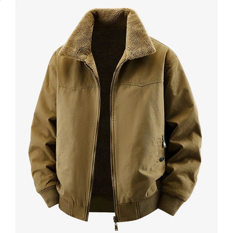 Winter Men Cotton Jackes Coat Autumn Warm Bomber Jacket Parkas Man Outdoor Fashion Casual Stand Slim Male LZLLTT 250911