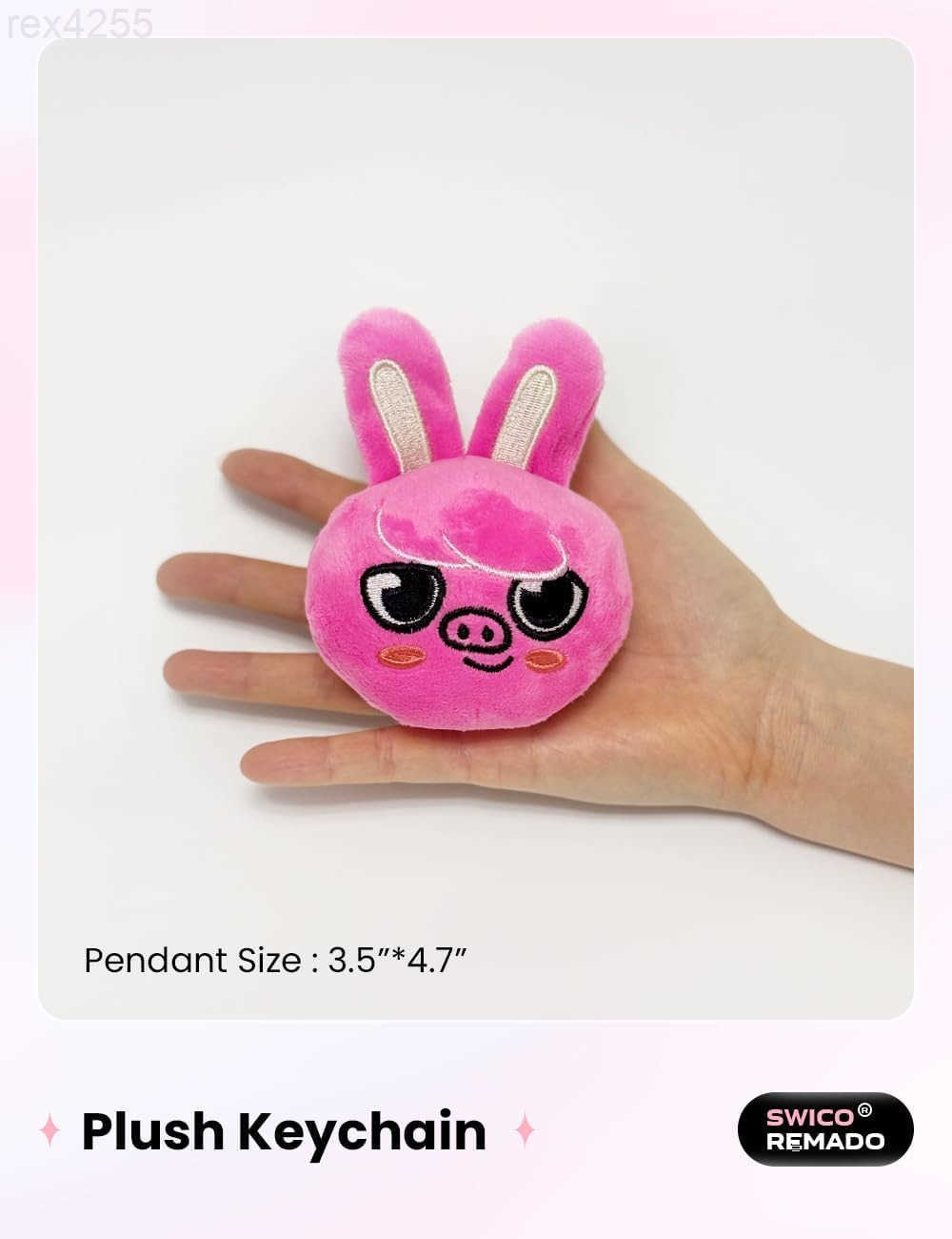 Keychains Cute Cartoon Animal Keyring Car Key Pendant Women Backpack Handbag Wallet Pendants DecorationW250911