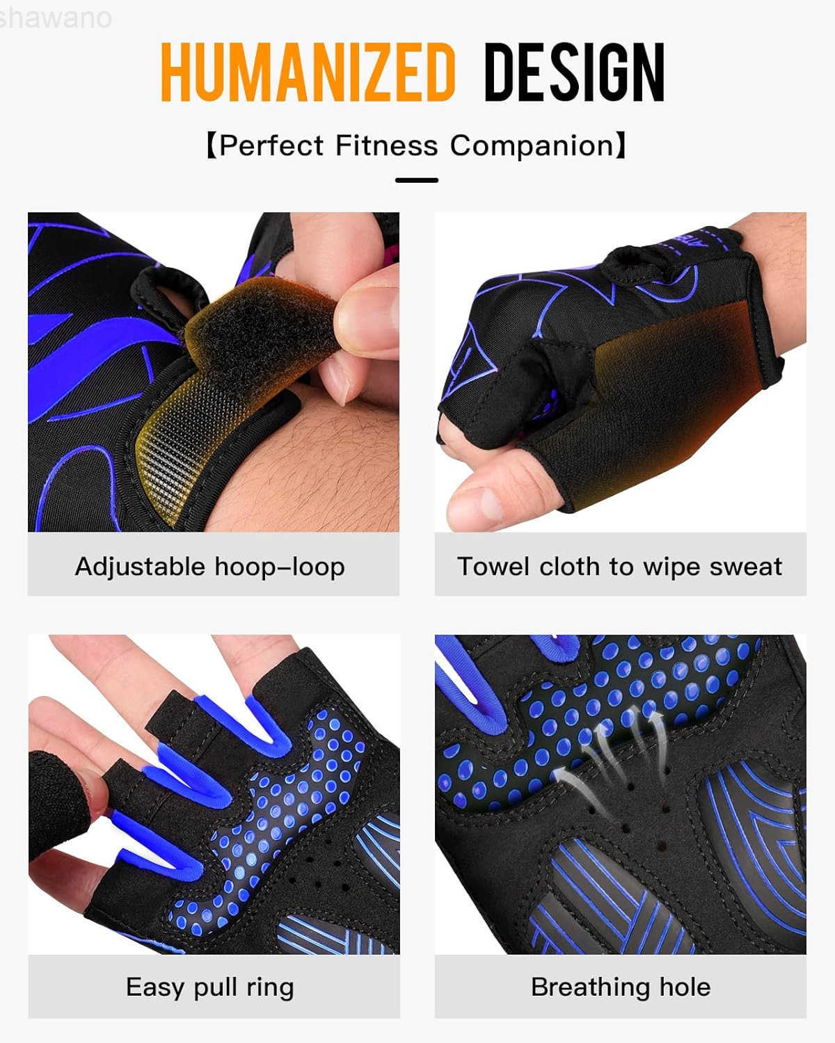 Cycling Gloves Mens Bicycle Gloves for Cycling Workout Gym Training Weight Lifting Outdoor Dirt Bike Mountain Bike RidingW250911
