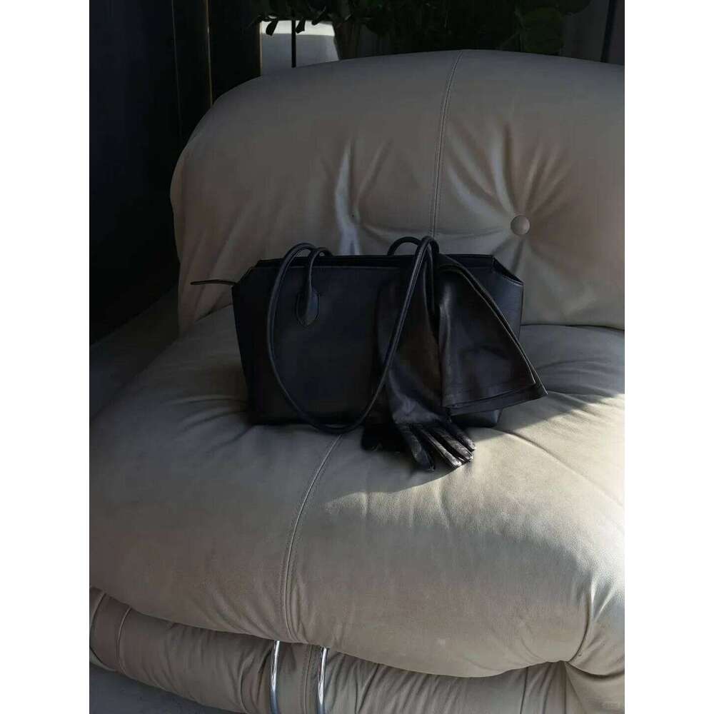 High Quality Soft Long Handle Fashion Tote Genuine Leather Women Shoulder Bag Office Large Capacity