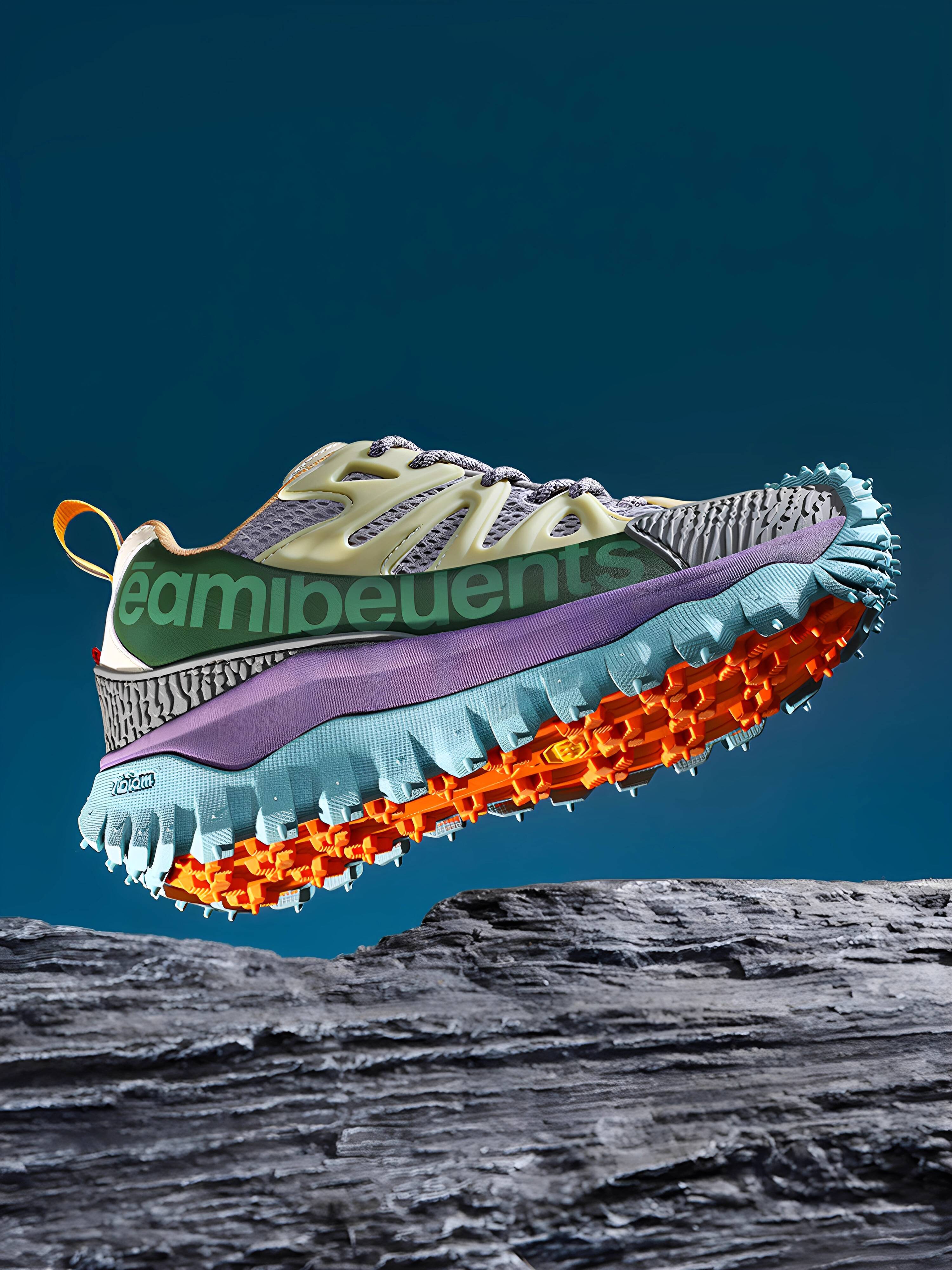 TGPL New Outdoor Men's and Women's Sports Shoes Non-Slip Wear-Resistant Breathable Lightweight Hiking Trail Running Thick-Soled Travel