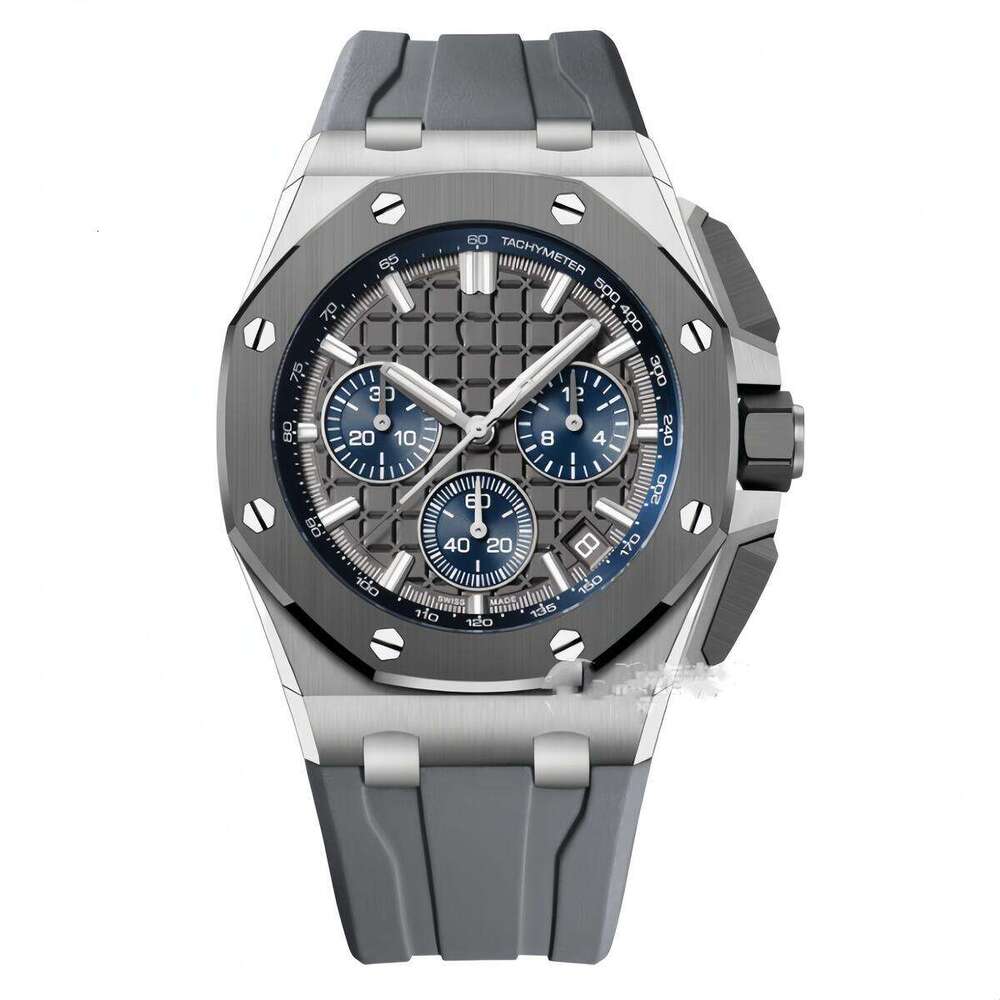 Designer Audemarity Watch AAA High Quality Skeleton Watch Full Stainless Steel Face Wrist Watch Chronograph Luxury Mens Watch Man Mens Automatic/quartz Movement