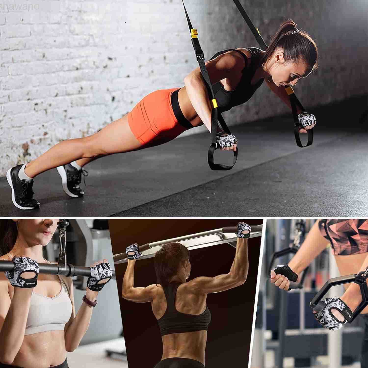 Minimal Weight Lifting GlovesShort Micro Workout Gloves Grip Pads with Full Palm Protection Extra Grip for Men Women WeightliftingGymExercise Training