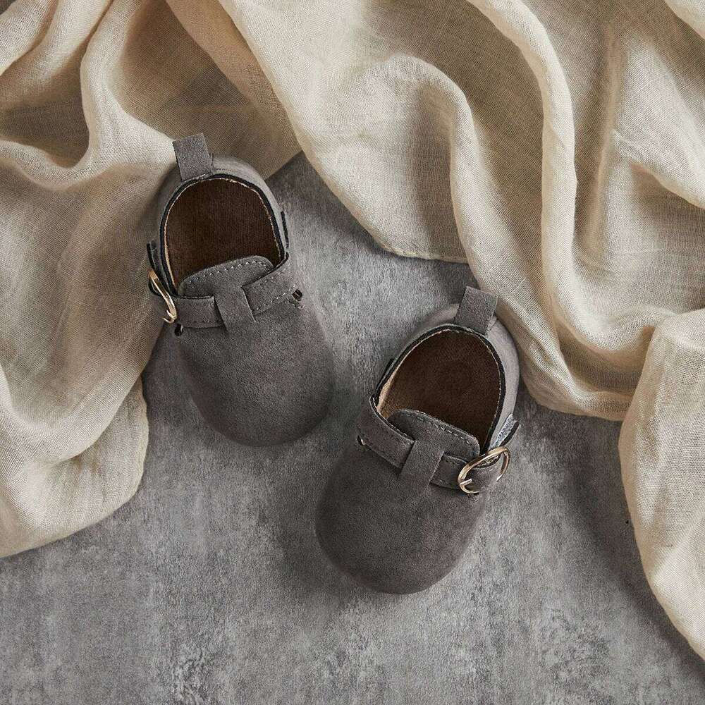 Fashion New Baby Flats Moccasins Soft Sole Non-slip First Walkers Indoor Outdoor Rubber Toddler Shoes for Girls Boys