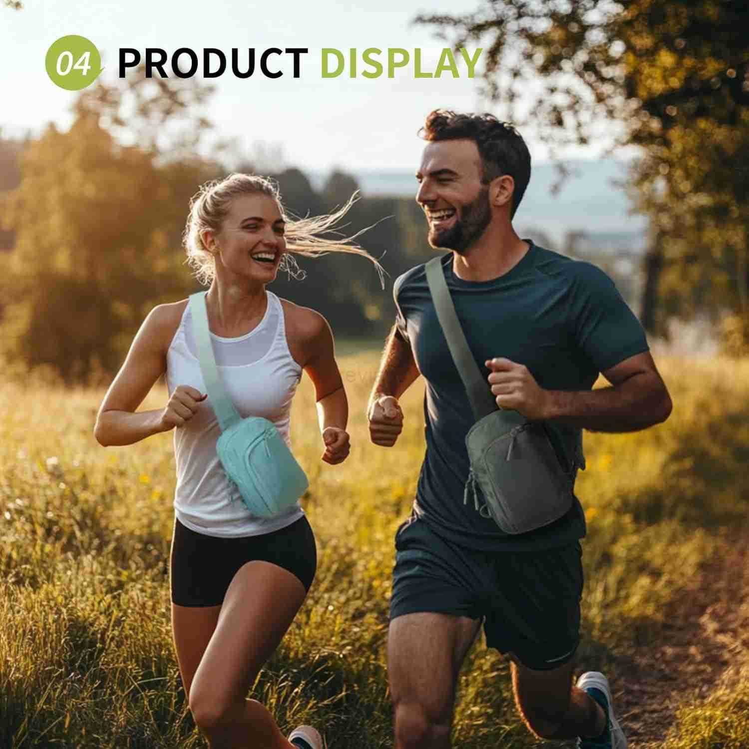 Mini Sling Bag for Men Women 75 Inch Small Anti Theft Crossbody Reversible Nylon Chest Bag Fanny Pack for Travel Running Hiking GreenW250911