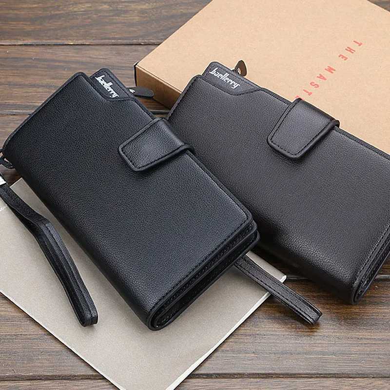 Baellerry Men Wallets Long Style High Quality Card Holder Male Purse Zipper Large Capacity Brand PU Leather Wallet For Men W250911