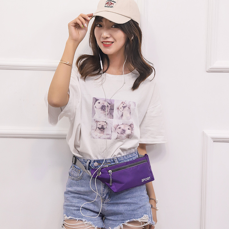 Outdoor Fashion Running Casual Sports Waist Bag Invisible Luxury Bag Crossbody Sports Sling Bag Close Fitting Free Shipping Designer Bag Phone Waist B
