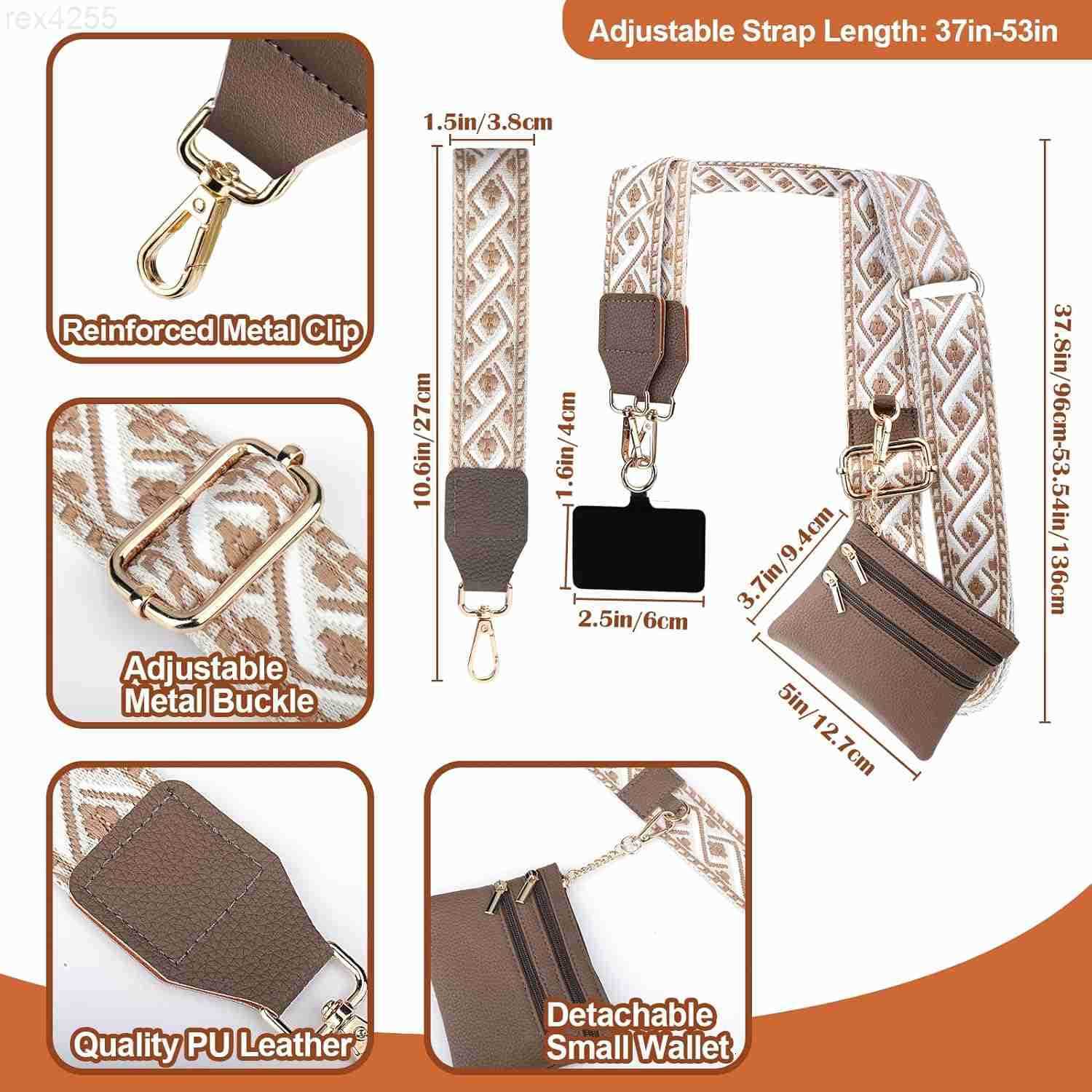 Clip and Go Strap for Phone with Wallet Crossbody Phone Strap with Zippered Wallet Adjustable Anti Theft Cellphone Lanyard for Women Cellphone Chain A