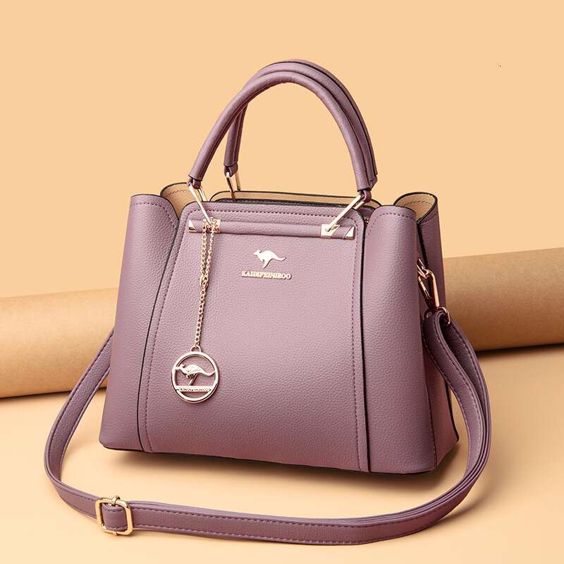 Women Soft Leather Handbags Designer 3 Layers Shoulder Crossbody Bag Ladies Large Capacity Shopping Brand Messenger Tote