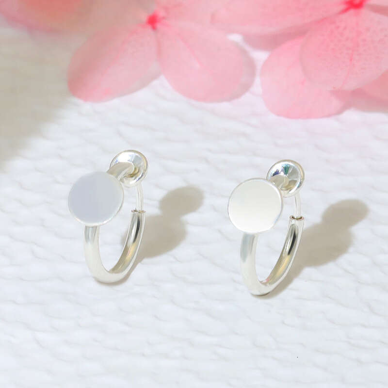 DIY Handmade Earring Accessories Copper Gold Plated Color Retention Non-Pierced Spring Ear Clips Fake Earrings