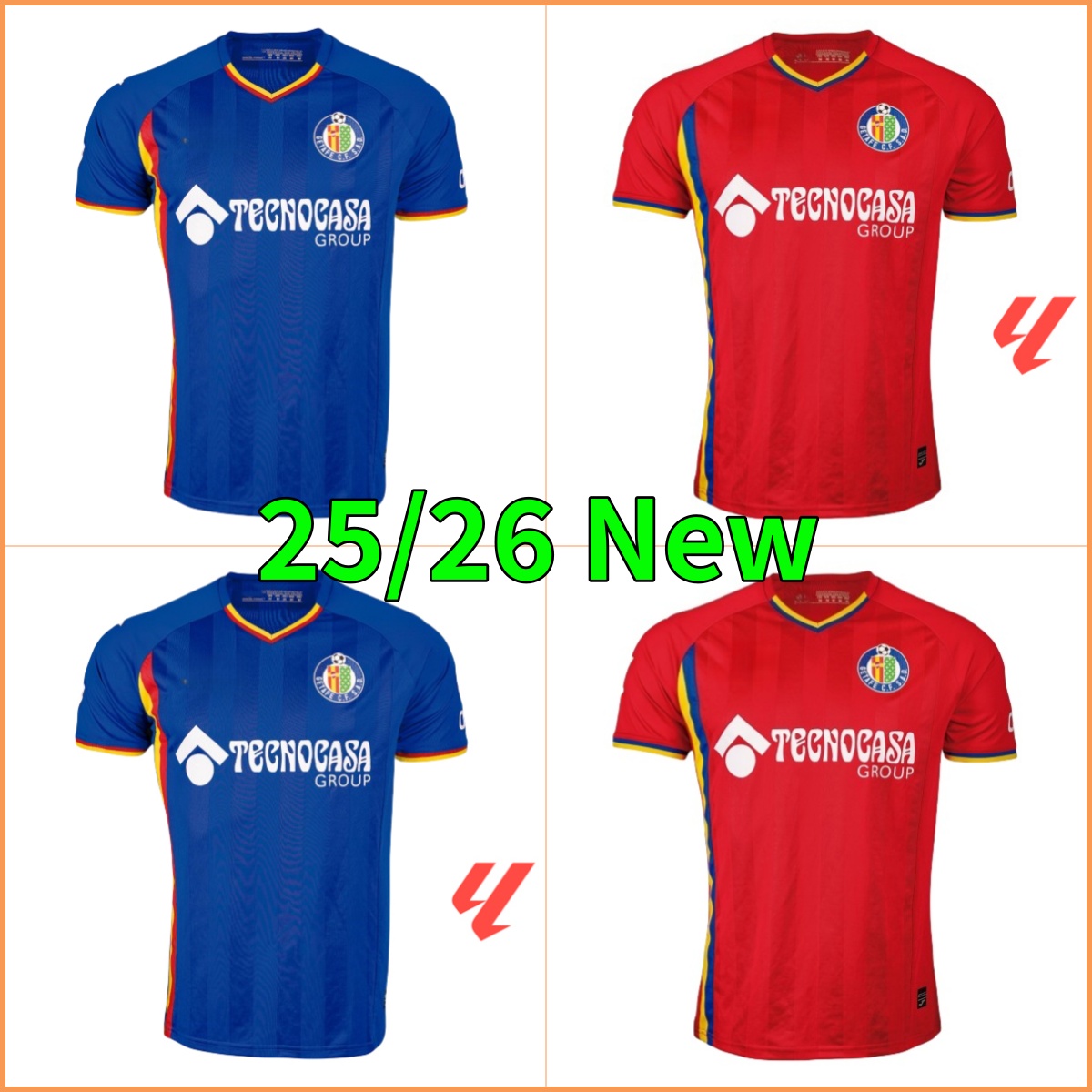 2025 2026 Getafe FC Soccer Jerseys Mayoral LATASA ENES UNAL GREENWOOD Jaime Mata Unal ALENA MAKSIMOVIC Arambarri Milla Jose Angel Home Mens Football Shirts Getafe FC