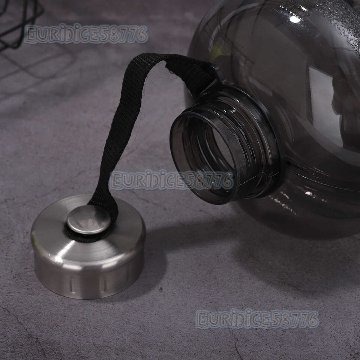 New Plastic Fitness Sports Water Bottle 22l Portable Steel Lid Shatterproof Ton Bucket Large Capacity Outdoor Water Bottle H250911