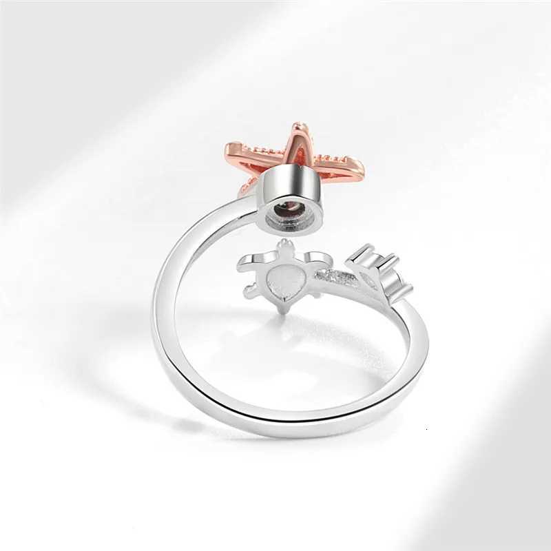Bohemia Anti Stress Anxiety Fidget Spinner Starfish Turtle Finger Ring for Women Summer Holiday Jewelry Rotating Freely Rings W250911