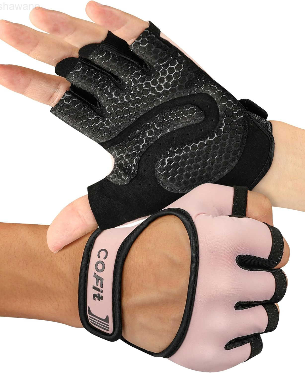Breathable Workout Gloves Antislip Weight Lifting Gym Gloves for Men Women Superior Grip Palm Protection for Weightlifting Fitness Exercise TrainingW2