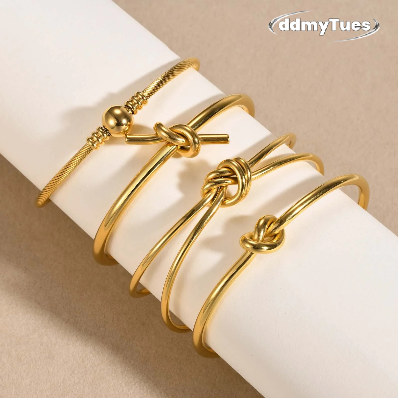Open Designer Bracelet, Knot Fashion Bracelet Cross-border Wholesale Simple European And American Women's Style Jewelry TUES