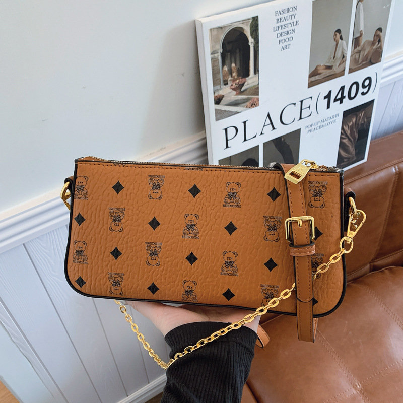 Free delivery designer bags Large capacity tote bag women retro armpit bag commuting handbag shoulder bag Nylon