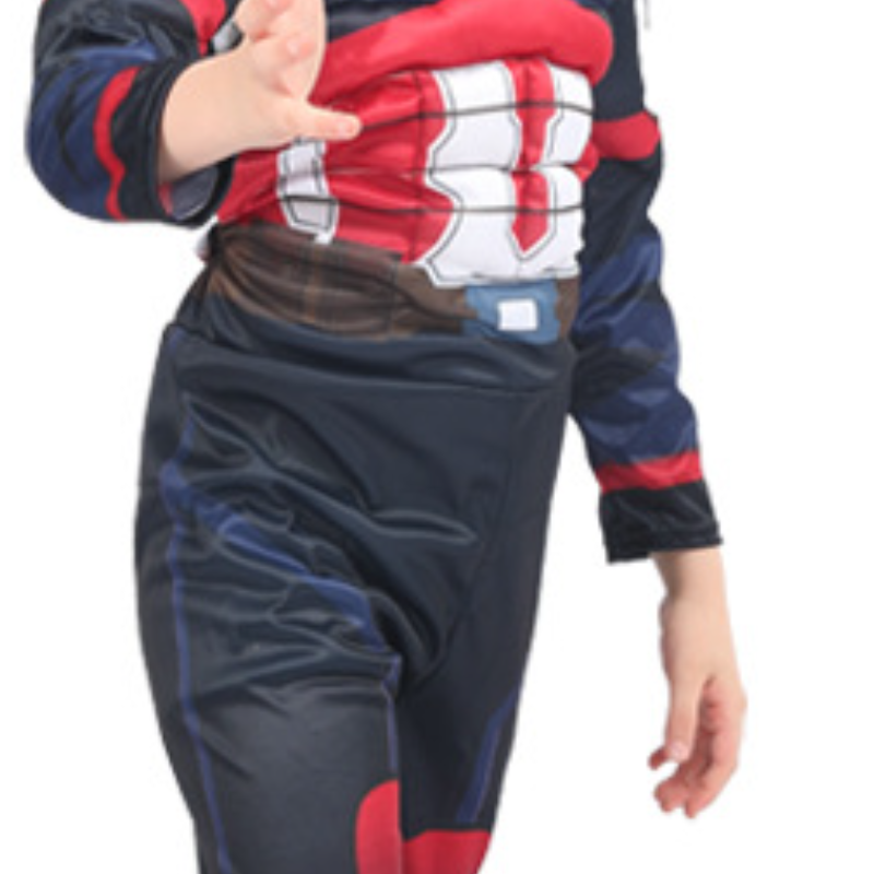 Disney boys Halloween costume Captain America superhero Spiderman Iron Man Halloween role-playing costume designer children's clothing children&#