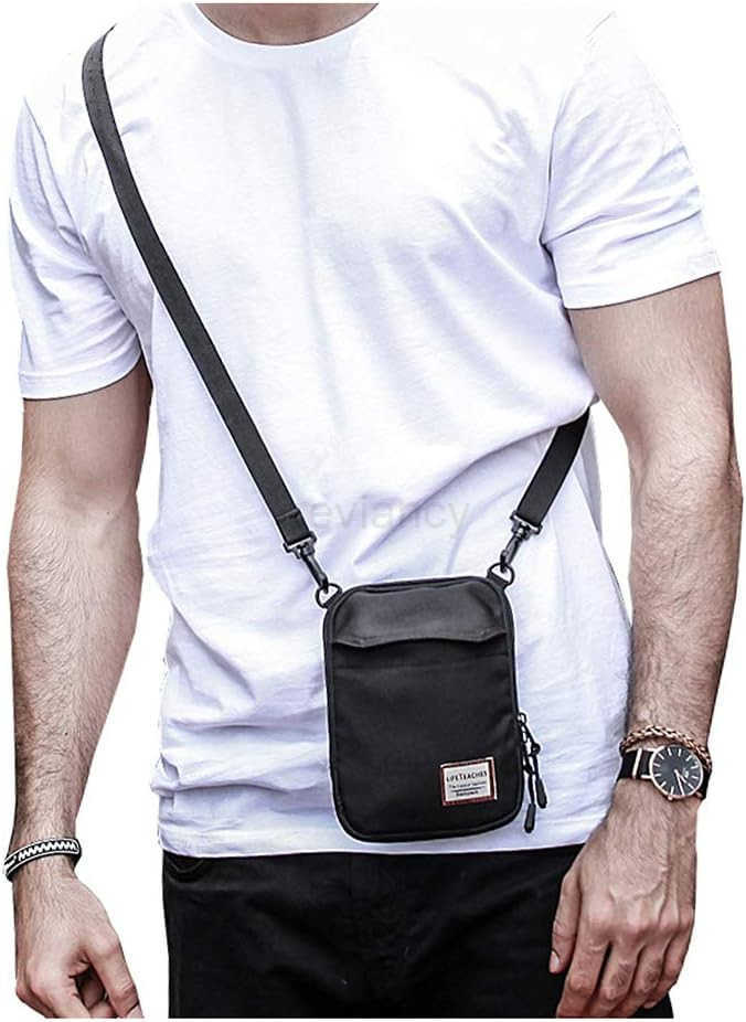 Small Crossbody Bag for Men Mini Messenger Bag Shoulder Bag for Phone PassportW250911