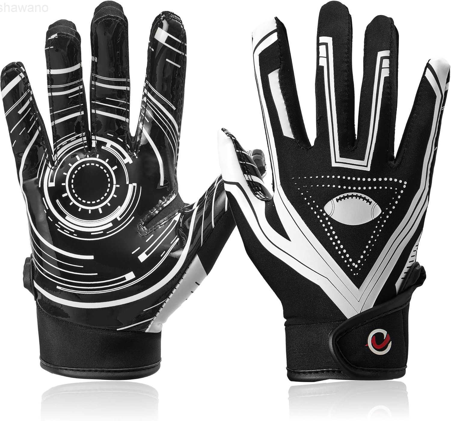 Football Gloves UltraSticky Receiver Gloves for Kids for BoysGirlsW250911