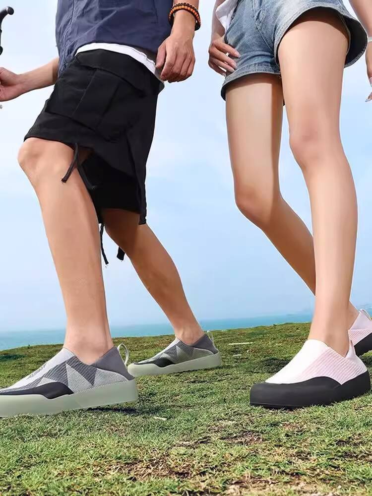 TGPL Bird House Same Style Summer Breathable Mesh Men's Lightweight Soft Sole Slip-On Non-Slip Work Women's Travel Shoes
