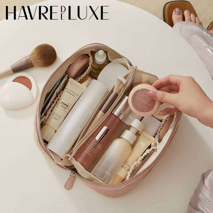 Makeup for women 2025 new light high-end large capacity portable travel storage bag accessories