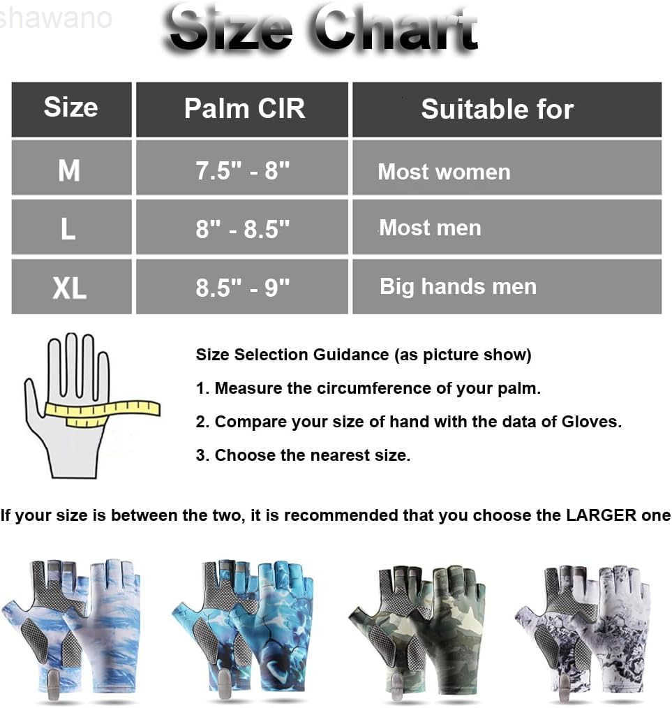 Fishing Gloves Men Womens UV Protection Sailing Kayak Paddling Rowing GlovesW250911