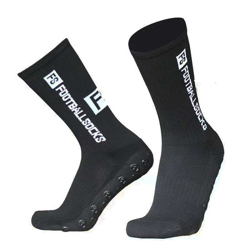 New Style FS Football Socks Round Silicone Suction Cup Grip Anti Slip Soccer Socks Sports Men Women Baseball Rugby Socks D250911